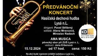 Předvánoční koncert - Hasičská dechová hudba Lysá n.L.